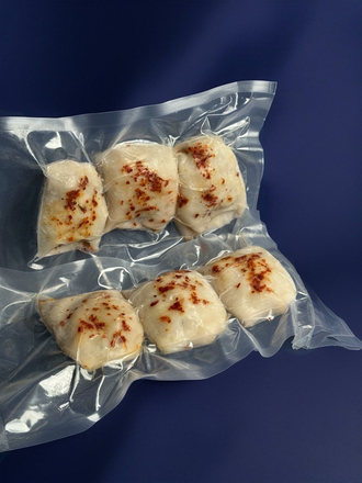Кальмар фаршированный грибами