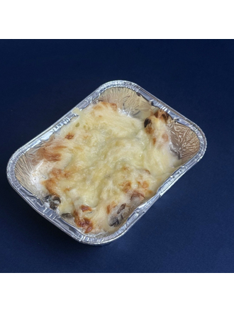 Жульен с креветкой и кальмаром