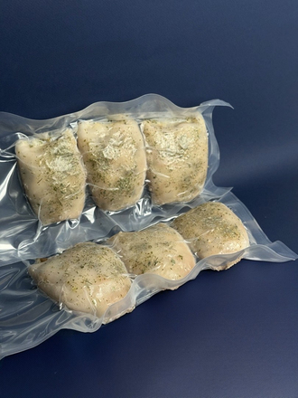 Кальмар, фаршированный рисом, грибами и креветкой